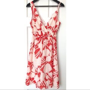 Club Monaco- Nahala Dress -Floral Midi Length